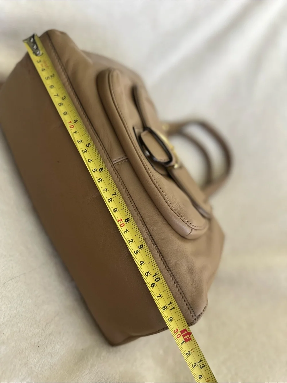 COACH Taupe Leather Cambell Docter Bag | Style Number: F24690
